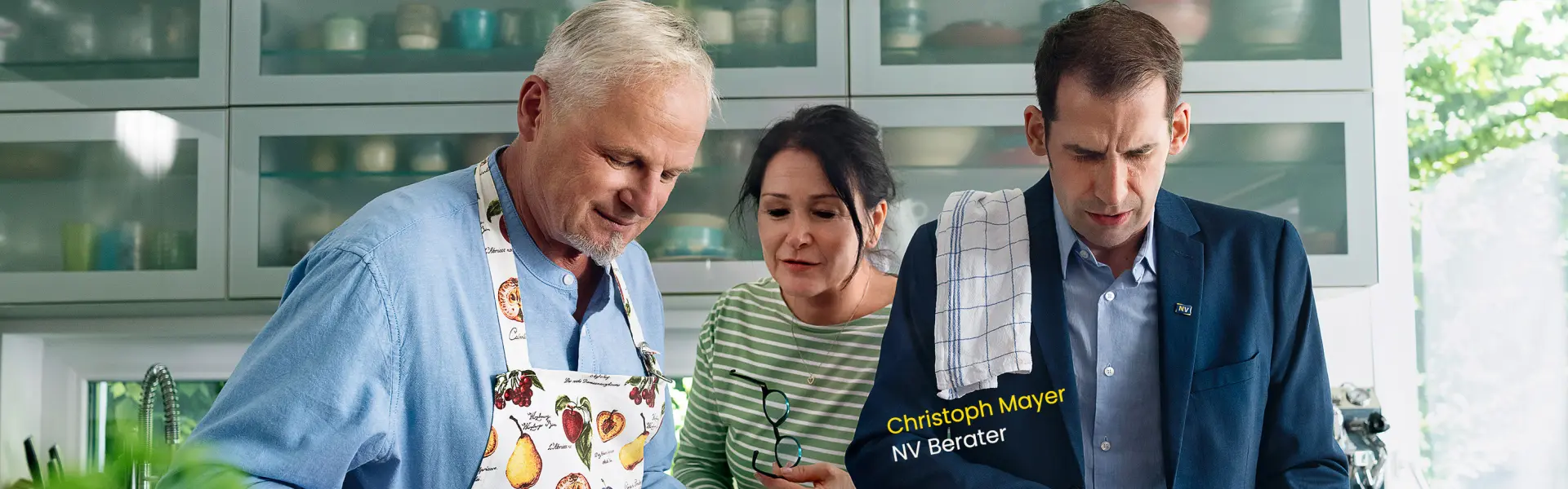 NV-Berater kocht mit Kunden