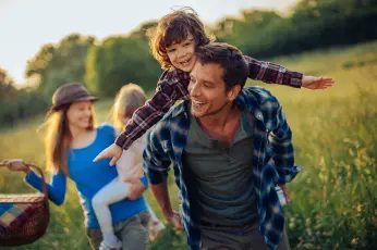 Familienausflug ins Grüne