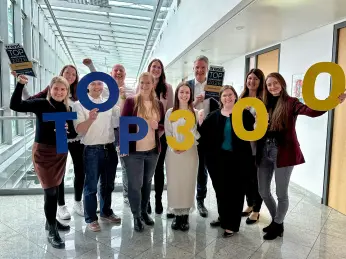 NV-Personalabteilung mit der Auszeichnung